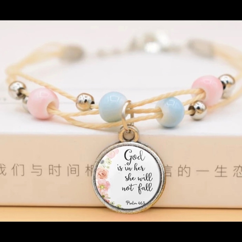 👛Bible Verse Faith Quote Bracelet